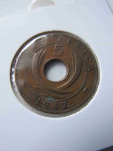 Восточная Африка и 5 центов 1942