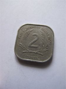 Восточно-Карибские штаты 2 цента 2000