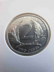 Восточно-Карибские штаты 2 цента 2002