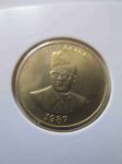 Монета Заир 1 заир 1987