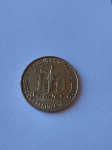 Западная Африка 10 франков 1968