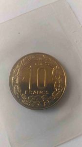 Центральные Африканские Штаты 10 франков 1974 ESSAI