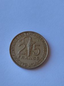 Западная Африка  25 франков 1970