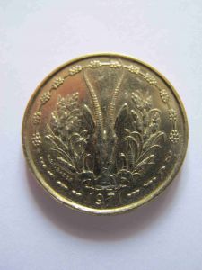 Западная Африка  25 франков 1971