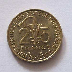 Западная Африка  25 франков 1997