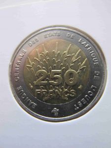 Западная Африка 250 франков 1996
