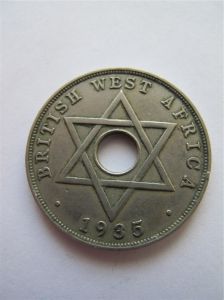 Британская Западная Африка 1 пенни 1935