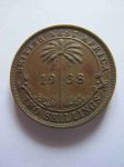 Монета Британская Западная Африка 2 шиллинга 1938