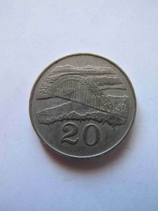 Зимбабве 20 центов 1980