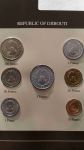 Набор монет Джибути 1977-1986