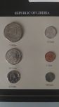 Набор монет Либерия 1968-1984