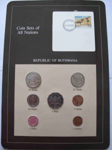 Набор монет Ботсвана - Coins of All Nations