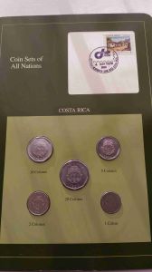 Набор монет Коста-Рика - Coins of All Nations