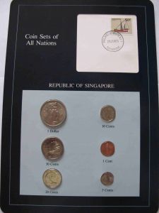 Набор монет Сингапур - Coins of All Nations