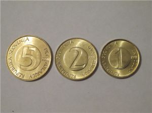 Набор монет Словения UNC