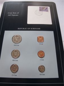 Набор монет Суринама - Coins of All Nations