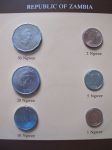 Набор монет Замбия 1972-1983